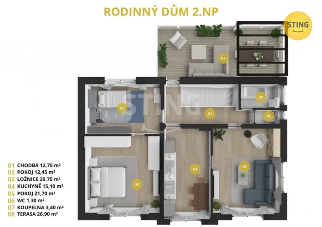 Prodej rodinného domu, Budišov nad Budišovkou, Československé armády, 238 m2