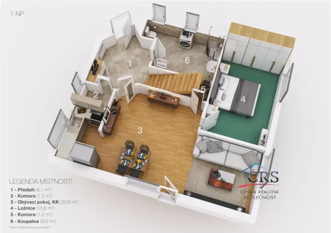 Prodej rodinného domu, Lety, Prostřední, 105 m2