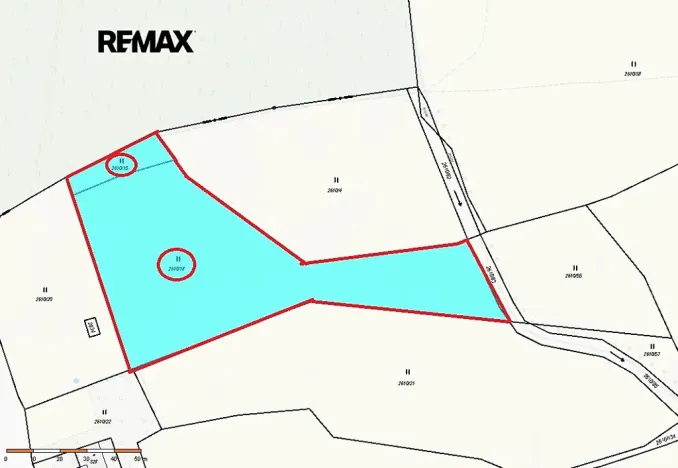 Prodej pozemku pro bydlení, Borová, 5776 m2