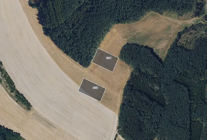 Prodej pole, Prostřední Poříčí, 9686 m2