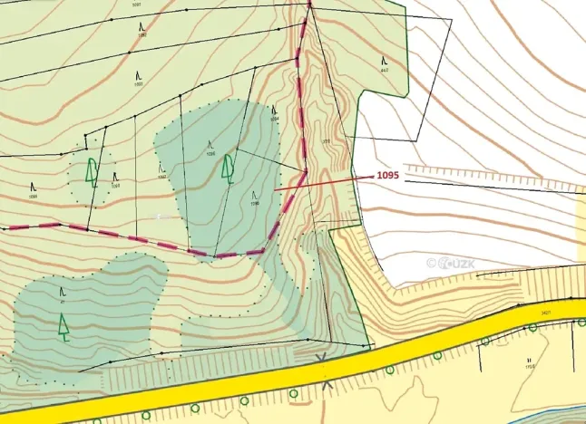 Dražba lesa, Mladoňovice, 1427 m2