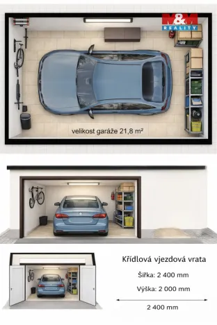 Prodej garáže, Dobruška, Čs. odboje, 23 m2