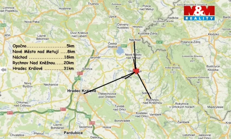 Prodej garáže, Dobruška, Čs. odboje, 23 m2