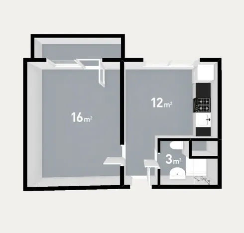 Prodej bytu 1+1, Olomouc - Nová Ulice, Hraniční, 34 m2
