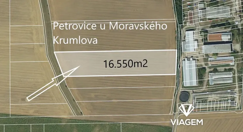 Prodej podílu pole, Petrovice, 5516 m2