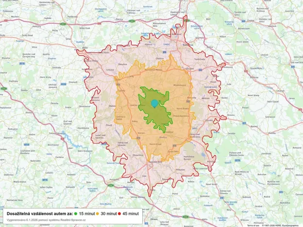 Pronájem bytu 1+1, Krupka, Bohosudovská, 45 m2