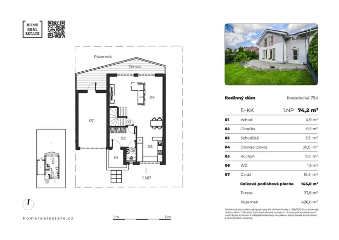 Prodej vily, Bašť, Kostelecká, 145 m2