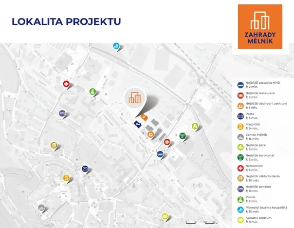 Prodej bytu 2+kk, Mělník, Bezručova, 56 m2