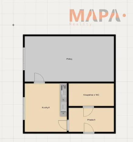 Prodej bytu 1+1, Jirkov, Červenohrádecká, 35 m2