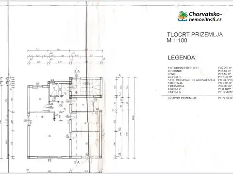 Prodej bytu 3+kk, Novi Vinodolski, Chorvatsko, 65 m2