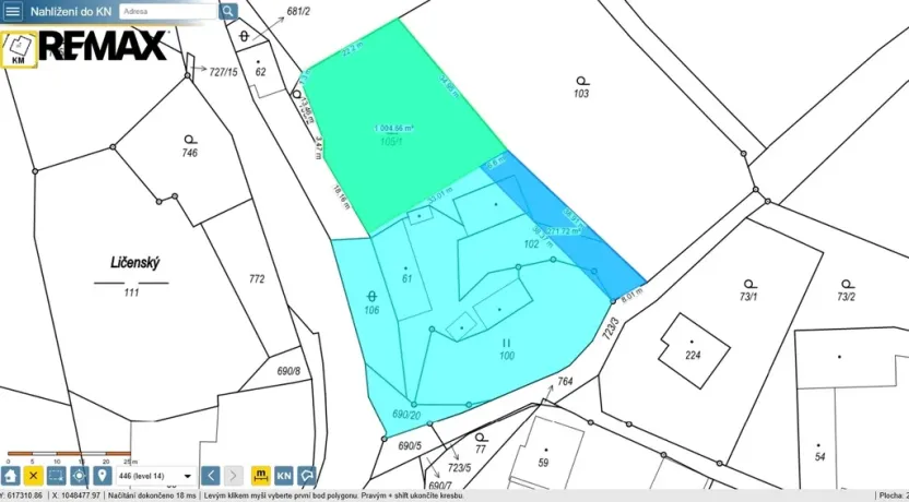 Prodej pozemku pro bydlení, Lično, 3131 m2