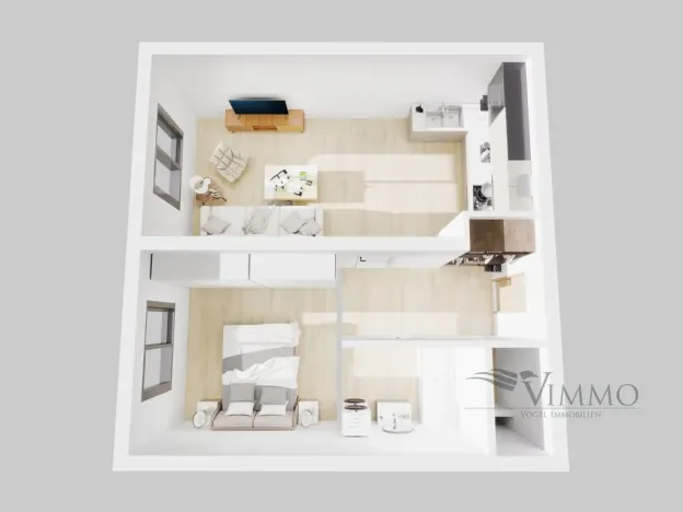 Prodej bytu 2+kk, Český Krumlov - Vyšný, Vyšenská, 49 m2