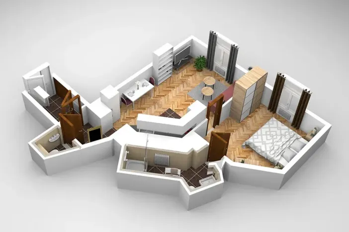 Pronájem bytu 2+kk, Praha - Nové Město, Navrátilova, 48 m2