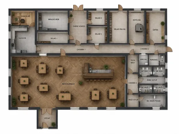 Prodej restaurace, Křišťanovice, 192 m2