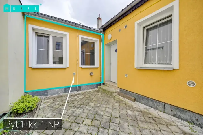 Pronájem bytu 1+kk, Šternberk, Bezručova, 45 m2