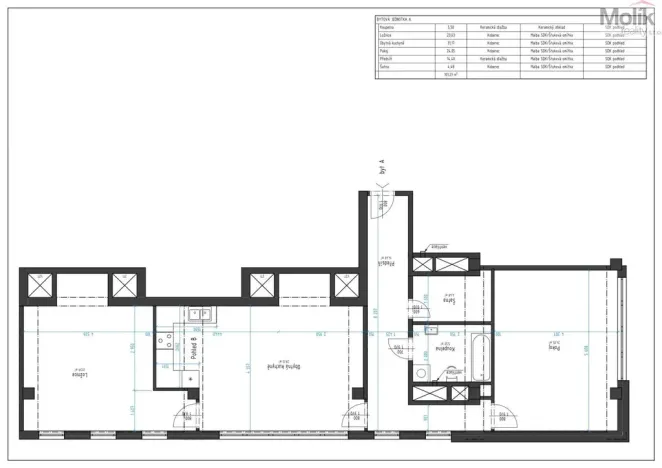 Pronájem bytu 3+kk, Chomutov, Žižkovo náměstí, 103 m2