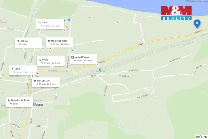 Prodej bytu 2+1, Velké Březno, Děčínská, 43 m2