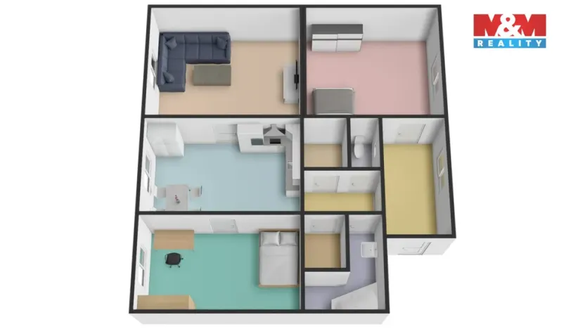 Prodej rodinného domu, Vrbno nad Lesy, 91 m2