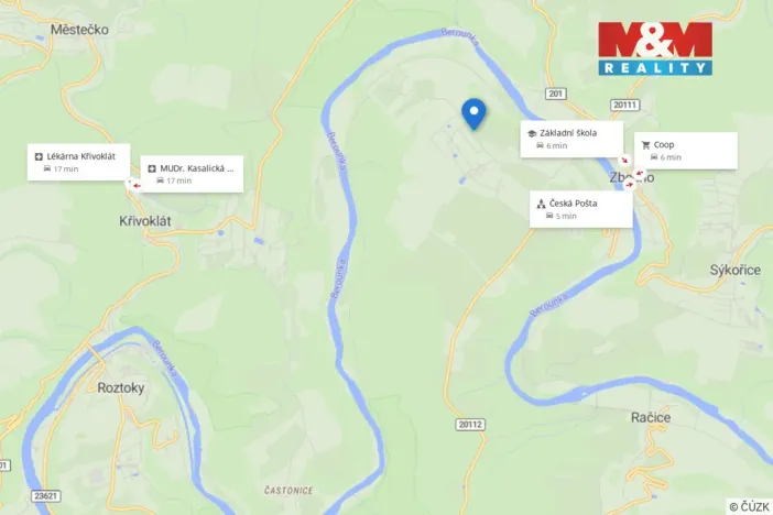 Prodej pozemku pro bydlení, Zbečno - Újezd nad Zbečnem, 1621 m2