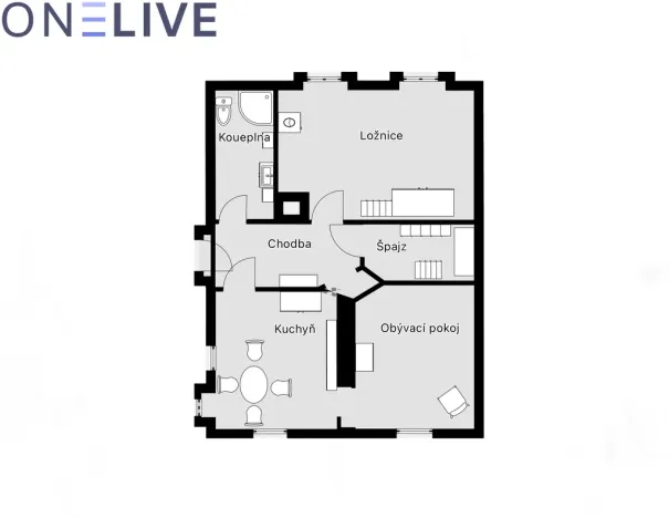 Prodej rodinného domu, Hrádek, 55 m2