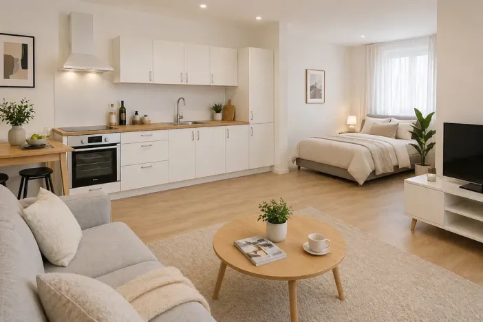 Pronájem bytu 1+kk, Ostrava - Přívoz, náměstí Svatopluka Čecha, 41 m2