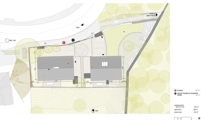 Prodej pozemku, Praha - Liboc, Libocká, 829 m2