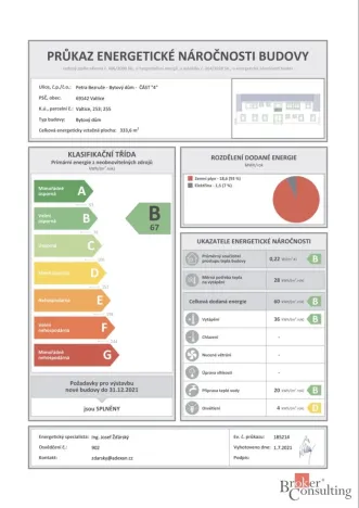 Pronájem bytu 3+kk, Valtice, P. Bezruče, 99 m2