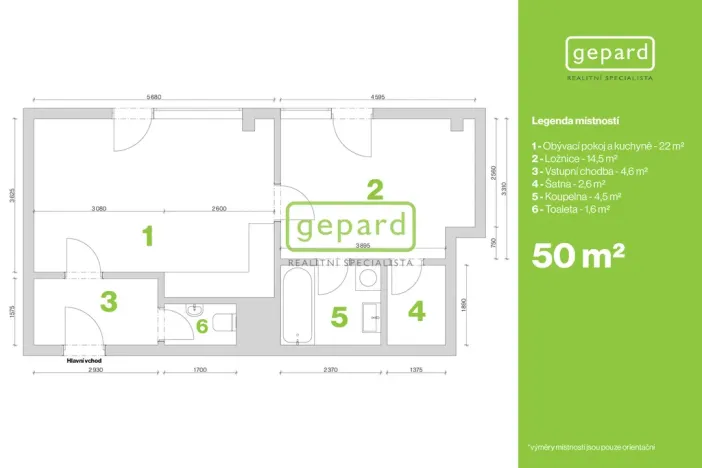 Prodej bytu 2+kk, Praha, Pískařská, 45 m2