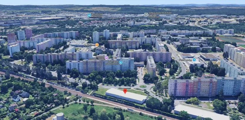 Pronájem garáže, Plzeň, Vojanova, 17 m2