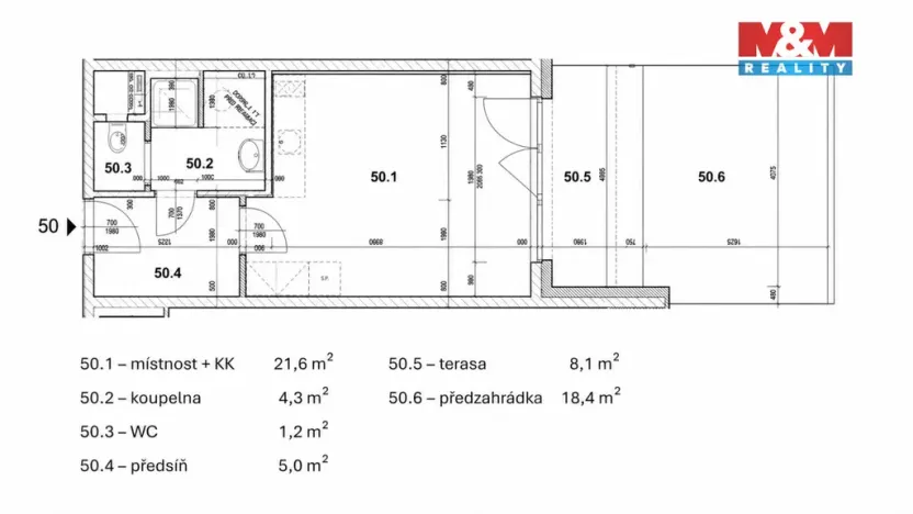 Prodej bytu 1+kk, Praha, 32 m2