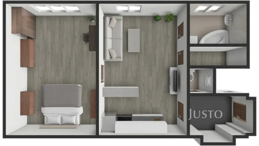 Prodej bytu 2+kk, Písek - Budějovické Předměstí, Kollárova, 59 m2