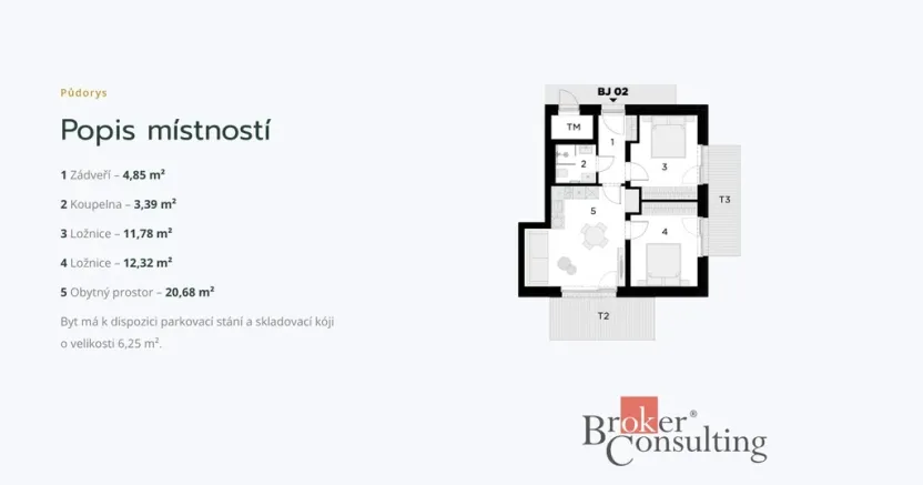 Prodej bytu 3+kk, Dolní Morava - Velká Morava, 57 m2