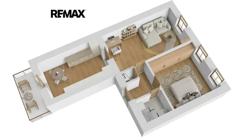 Prodej bytu 2+1, Praha - Karlín, Pernerova, 62 m2