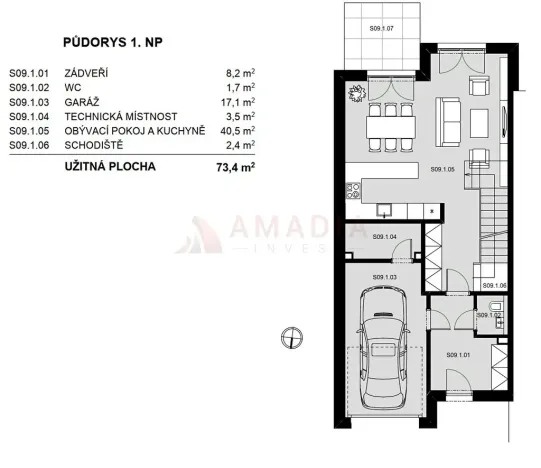 Prodej rodinného domu, Praha - Letňany, Jana Vlčka, 143 m2