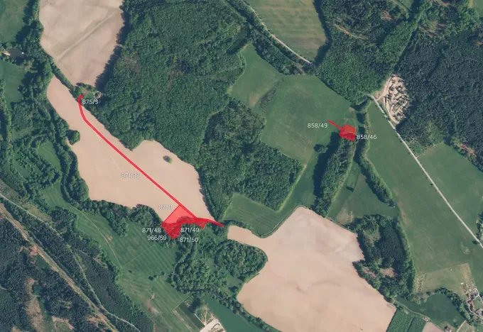 Prodej pole, Borohrádek, 16940 m2