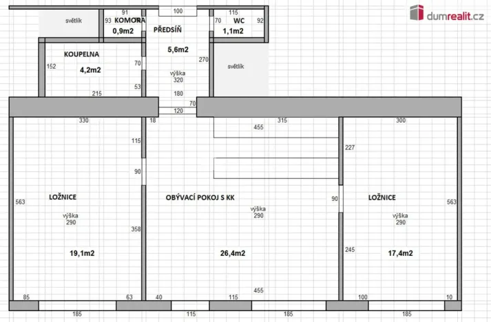 Pronájem bytu 3+kk, Praha - Strašnice, Saratovská, 71 m2