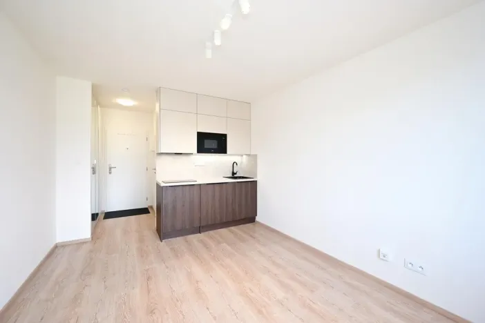 Pronájem bytu 1+kk, Praha - Vršovice, Kubánské náměstí, 19 m2