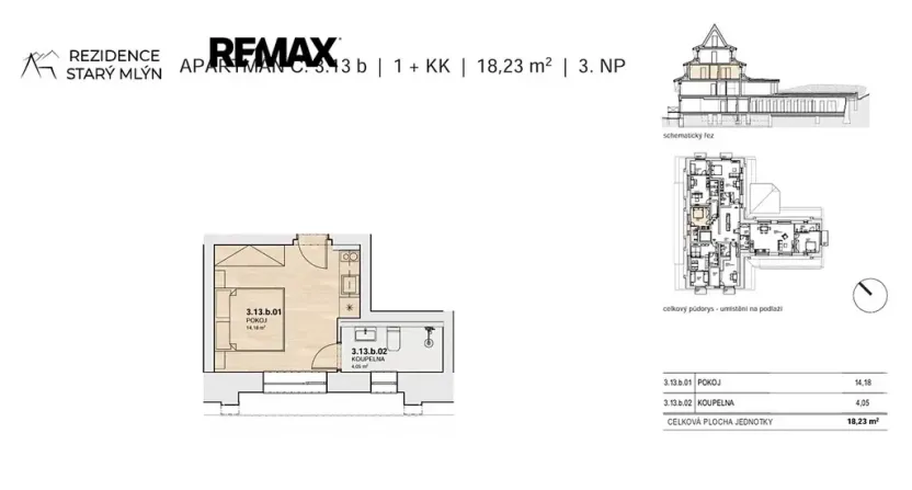 Prodej bytu 1+kk, Rokytnice nad Jizerou, 18 m2