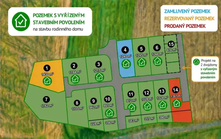 Prodej pozemku pro bydlení, Blatnice, 1244 m2