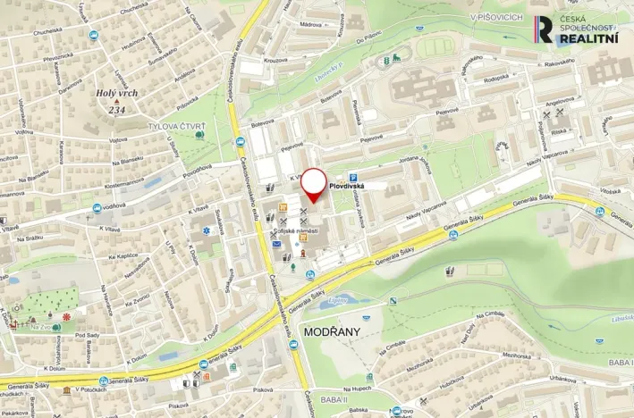 Pronájem bytu 3+kk, Praha - Modřany, Plovdivská, 92 m2