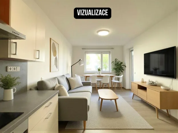 Pronájem bytu 2+kk, Olomouc - Povel, Peškova, 50 m2