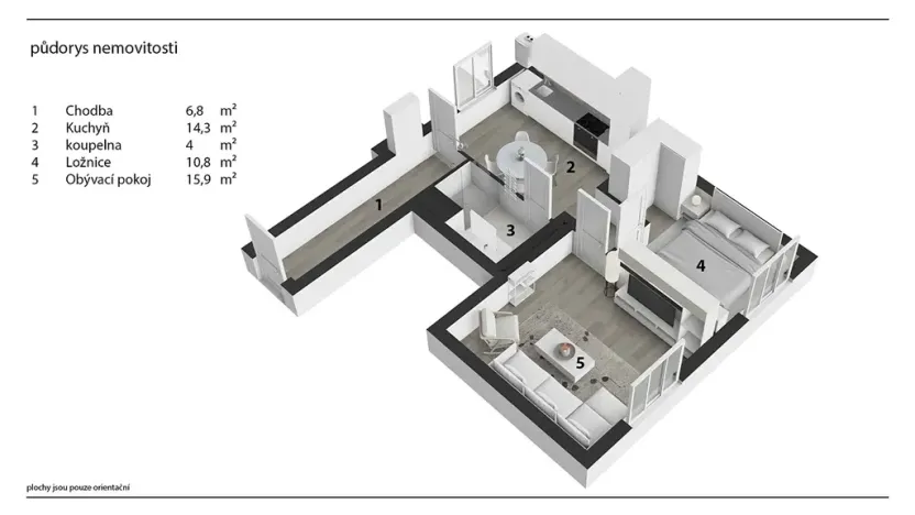 Prodej bytu 2+1, Pardubice, Jana Palacha, 70 m2