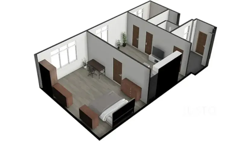 Prodej bytu 2+kk, Písek, Kollárova, 59 m2