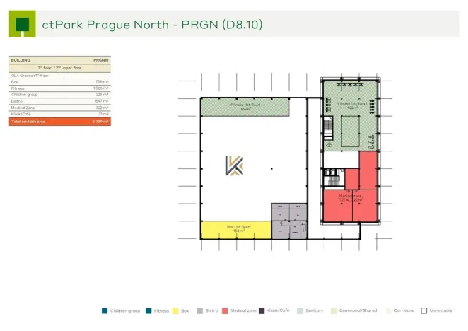 Pronájem obchodního prostoru, Kozomín, 1144 m2