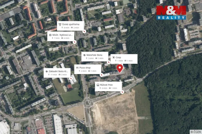 Prodej bytu 2+kk, Kladno - Kročehlavy, Na růžovém poli, 40 m2