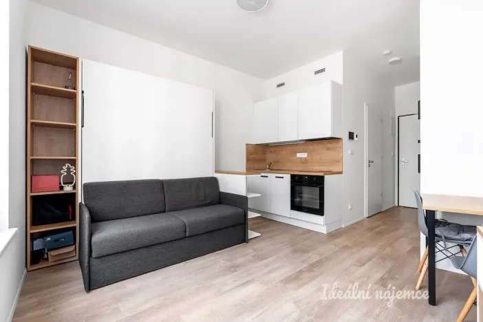 Pronájem bytu 1+kk, Praha - Smíchov, Plzeňská, 21 m2