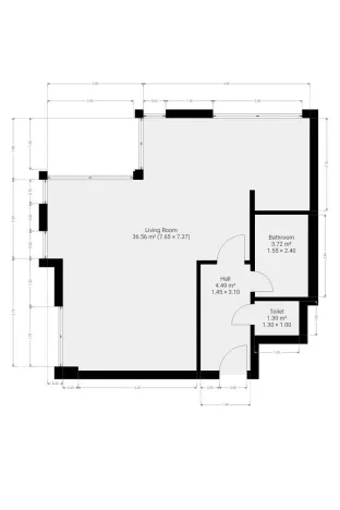 Pronájem bytu 1+kk, Praha - Košíře, Zahradníčkova, 46 m2