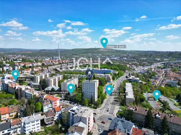 Prodej bytu 3+1, Brno - Černá Pole, Provazníkova, 61 m2