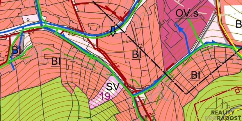Prodej pozemku pro bydlení, Střílky, 801 m2