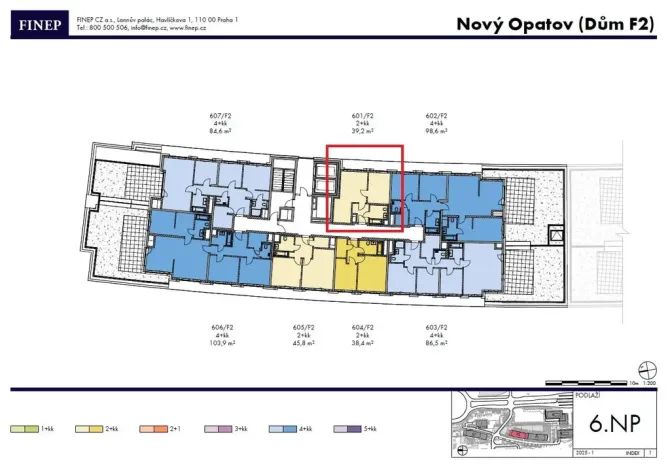 Prodej bytu 2+kk, Praha - Chodov, Bartůňkova, 39 m2